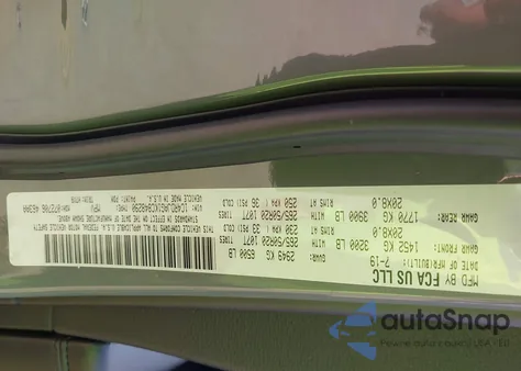 2019 Dodge Durango Sxt Awd из США, поврежденный, VIN 1C4RDJAG1KC848290